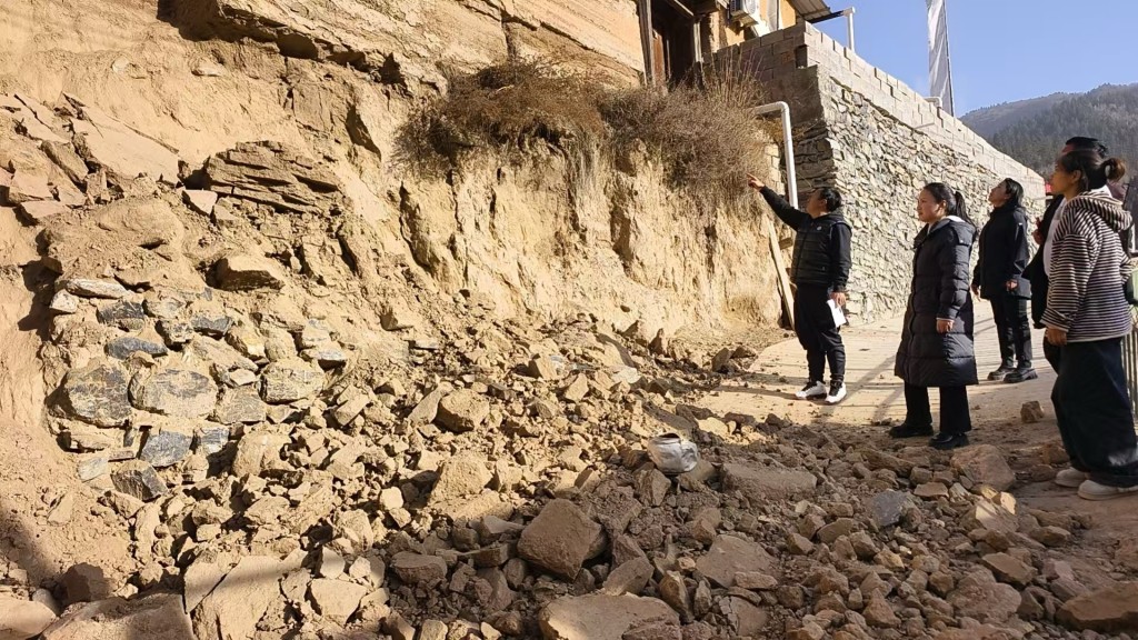 甘肅甘南藏族自治州迭部縣發生5.5級地震。 中新社