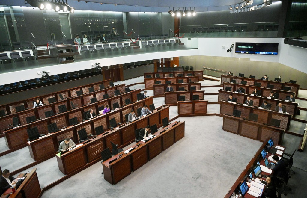 立法會召開司法及保安事務委員會聯席會議,討論維護國安工作。資料圖片 立法會召開司法及保安事務委員會聯席會議,討論維護國安工作。資料圖片
