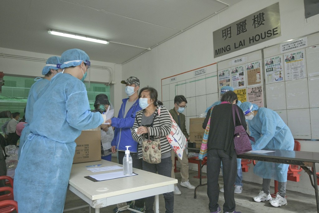 寶達邨達怡樓、彩雲邨明麗樓居民需強制檢測。資料圖片
