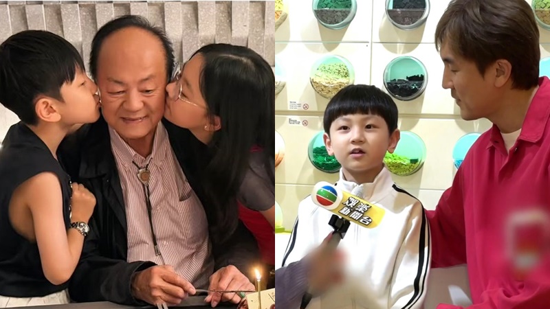狄龍80歲大壽返老還童  孫仔全程黐實五官如迷你版爺爺  譚杺曾獲全港冠軍天資頂級