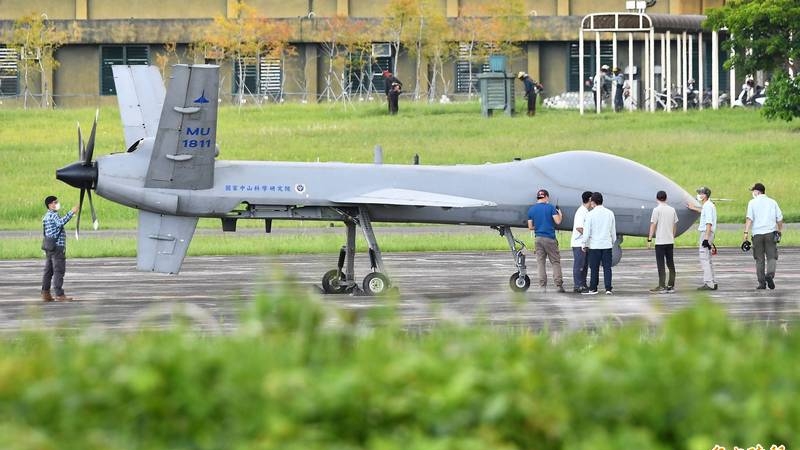 即將在台灣空軍服役的騰雲大型無人機。