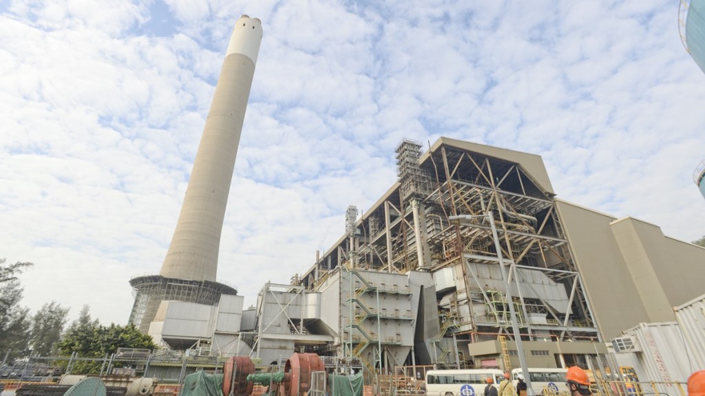 發電仍是本港主要的溫室氣體排放源。資料圖片