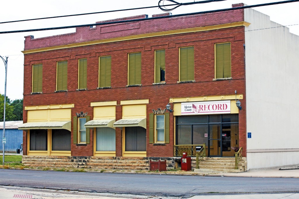 堪薩斯州《馬里恩縣記錄報》的辦事處。