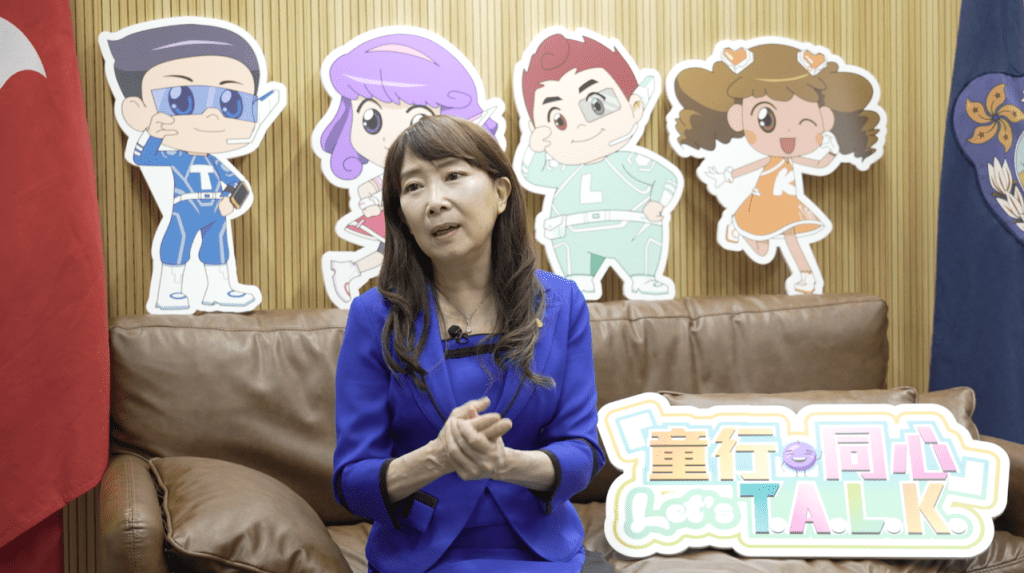 陳美齡受訪分享稱兒童網上面對不再是單一戀童犯,很可能是跨國組織,家長要教識兒童在網上自我保護。 陳美齡受訪分享稱兒童網上面對不再是單一戀童犯,很可能是跨國組織,家長要教識兒童在網上自我保護。