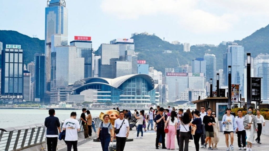 旅發局公布1月訪港旅客481萬人次 ，按年上升1%。資料圖片