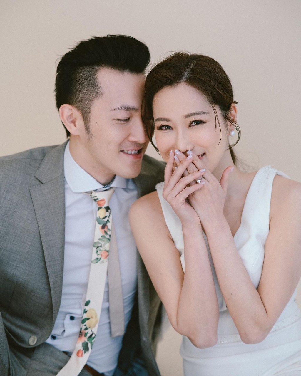陈洛钧日前于IG撰长文，表示幸运地能真正拥有一个自己梦想的婚礼。