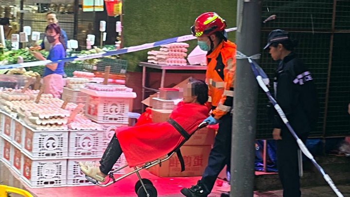 女戶主受傷送院。網圖