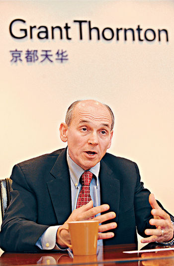 ■Edward E. Nusbaum表示，京都天華（Grant Thornton）在未來五年的規模將會擴大一倍。