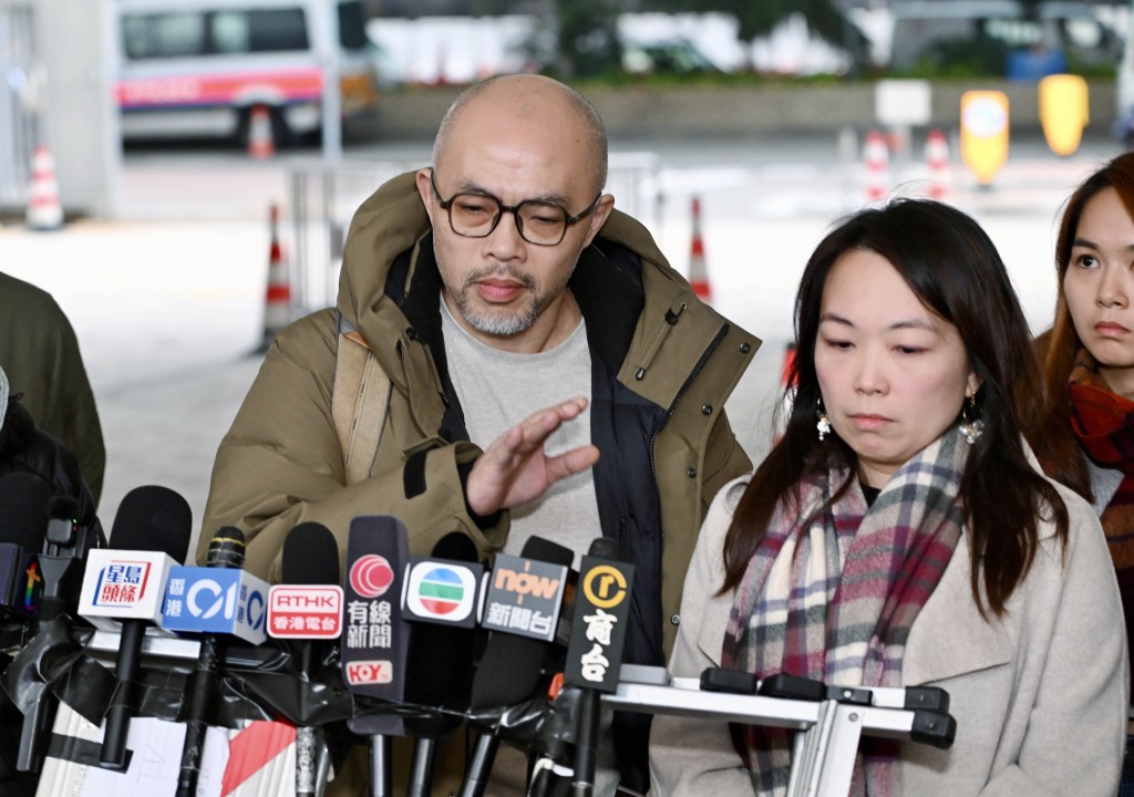 另一死難者家屬徐志盛。資料圖片 另一死難者家屬徐志盛。資料圖片