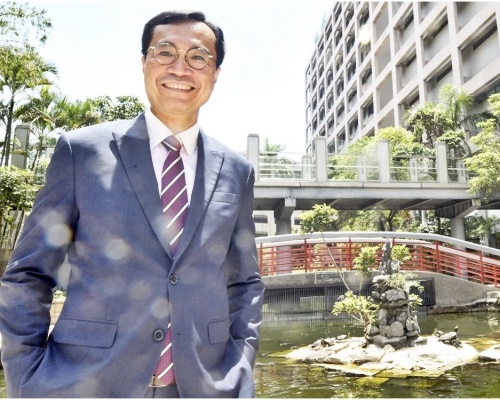 陸志聰退休前的話題離不開疫情。資料圖片