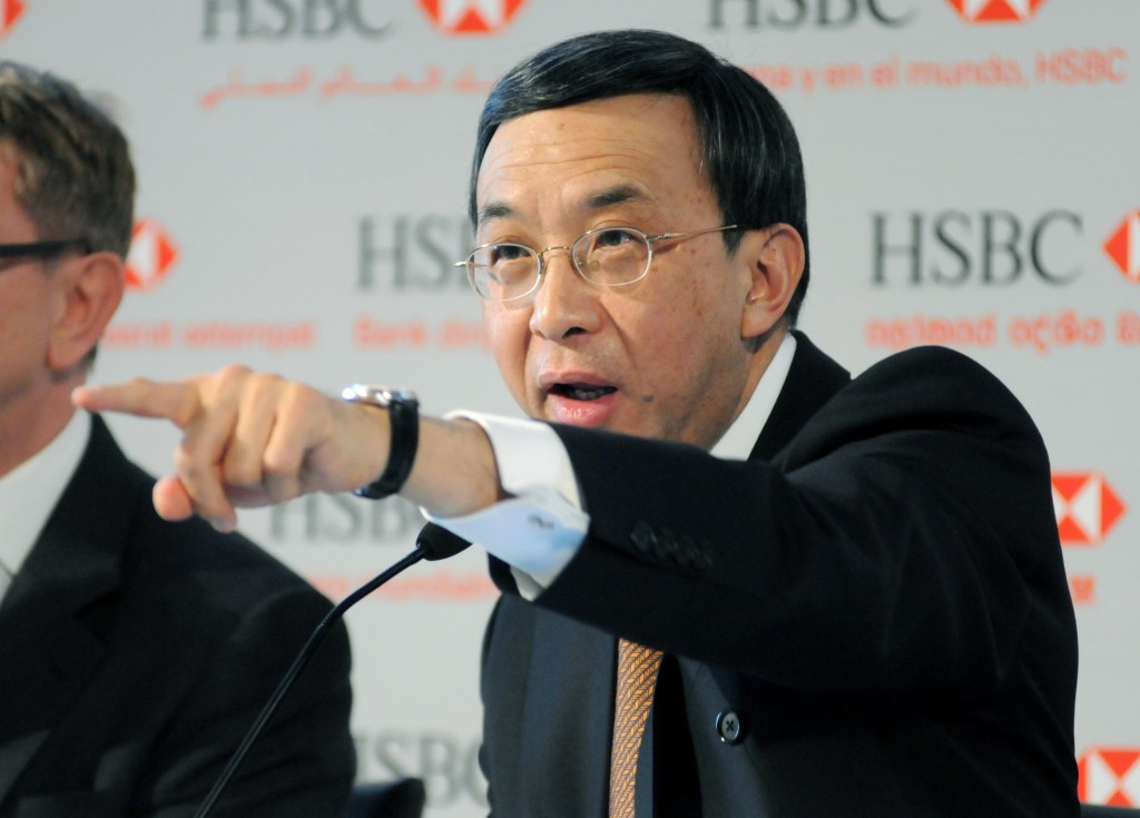 郑海泉2008年出席滙丰全年业绩发布会。资料图片