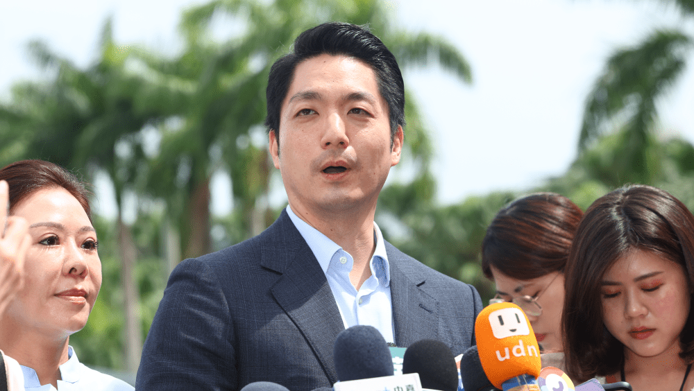 傳蔣萬安將出席本月在上海舉行的雙城論壇。中央社資料圖片