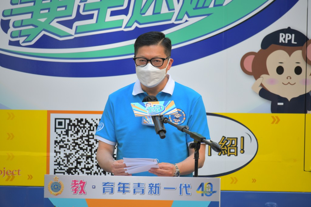 鄧炳強表示懲教署一直以來積極推動社區教育工作。梁譽東攝