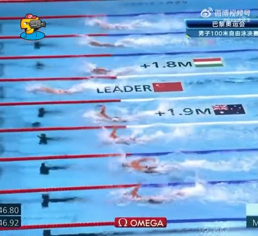 19岁潘展乐于巴黎奥运男子100米自由泳决赛，游出46秒40夺金，为国家队带来今届奥运游泳项目首金。