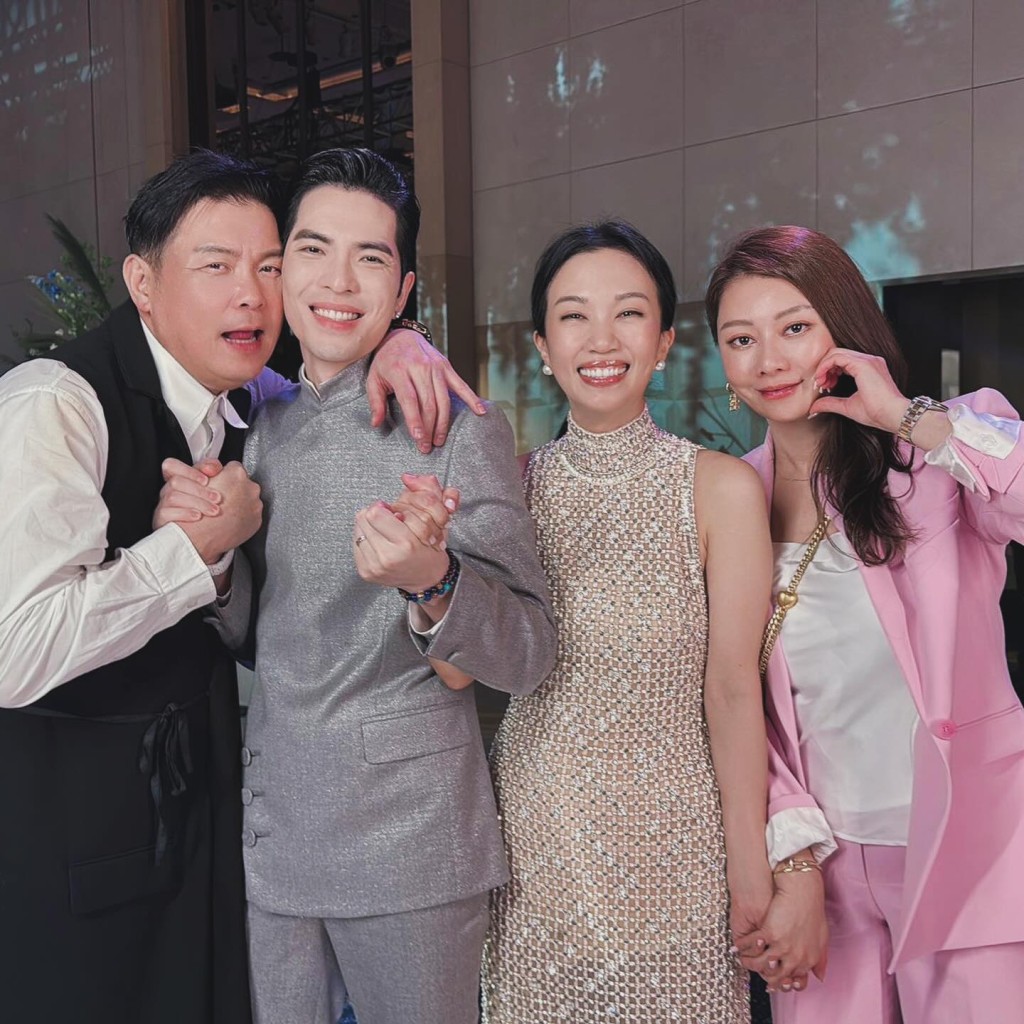 曾國城(左一)是台灣資深主持人。 曾國城(左一)是台灣資深主持人。