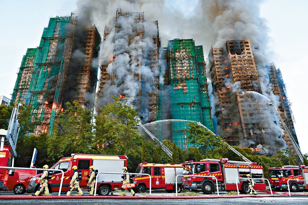 大埔宏福苑五級火警後，社會關注大廈的消防安全問題。