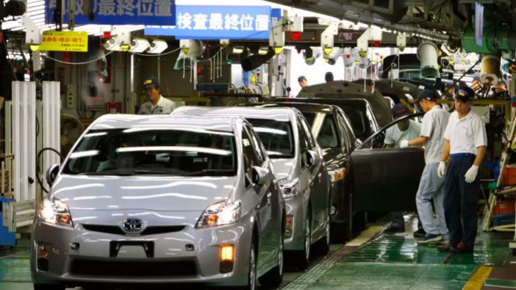 日本豐田被發現車輛測試造假。美聯社