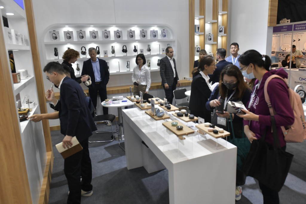 「環球資源消費電子展」傳媒導賞。陳極彰攝