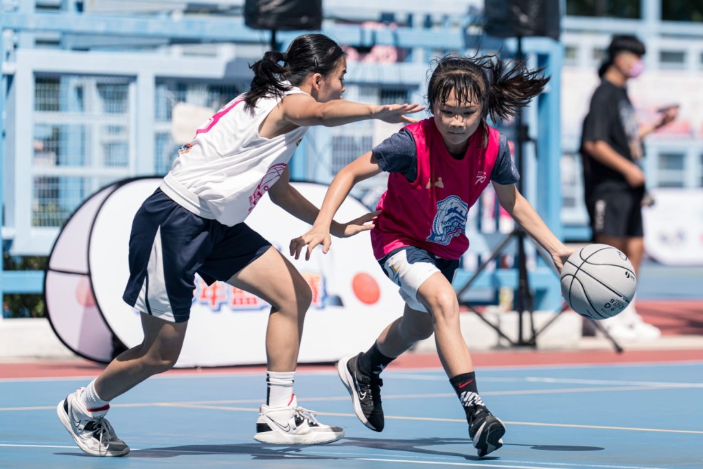 葵青區體育節3x3籃球錦標賽亦設有分齡組賽事。公關提供相片