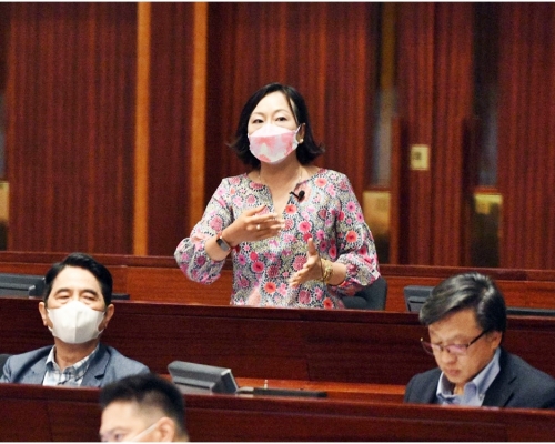 麥美娟促請當局展示「不動搖的勇氣」。