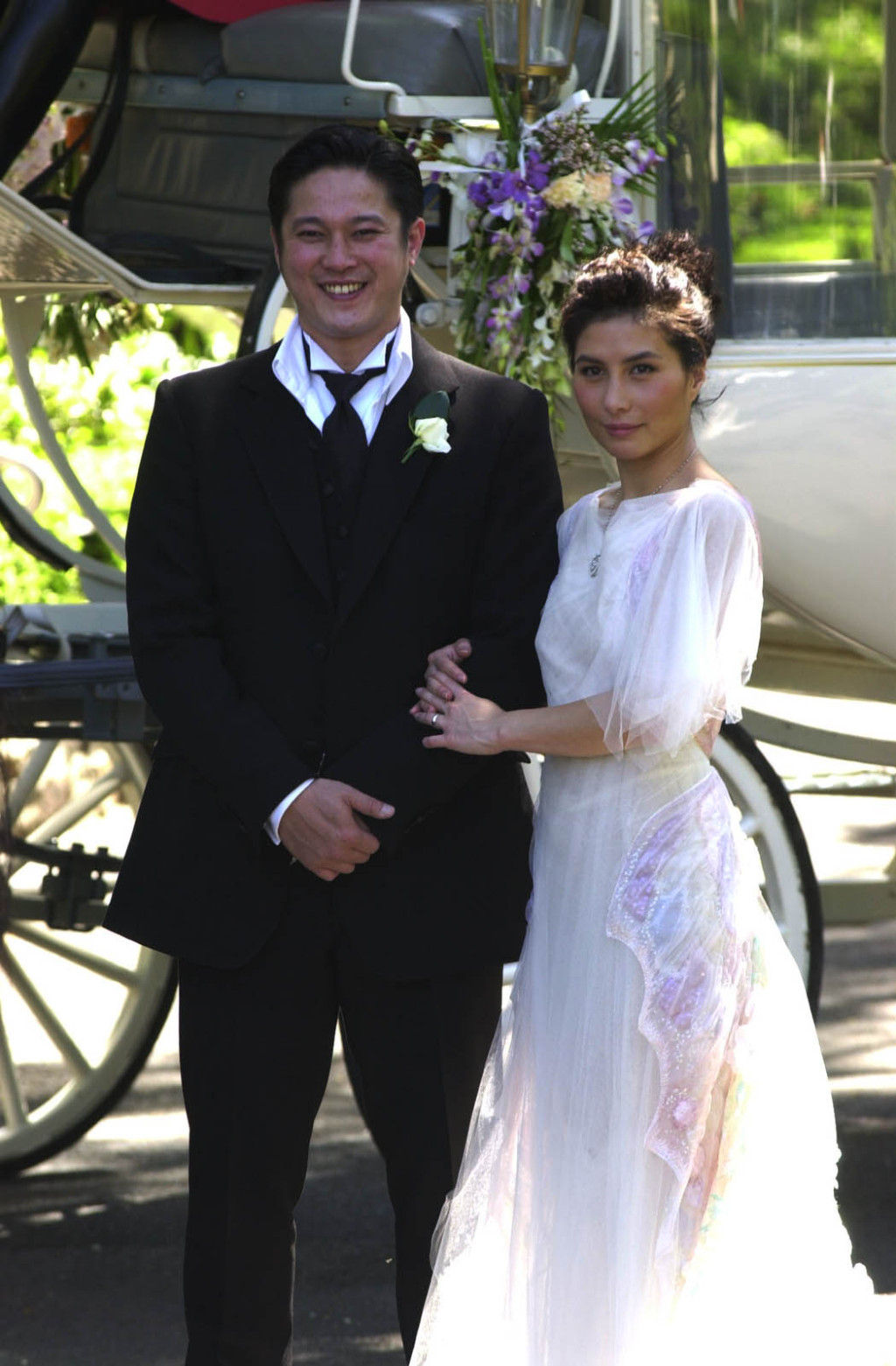 何超仪2003年11月与陈子聪结婚。