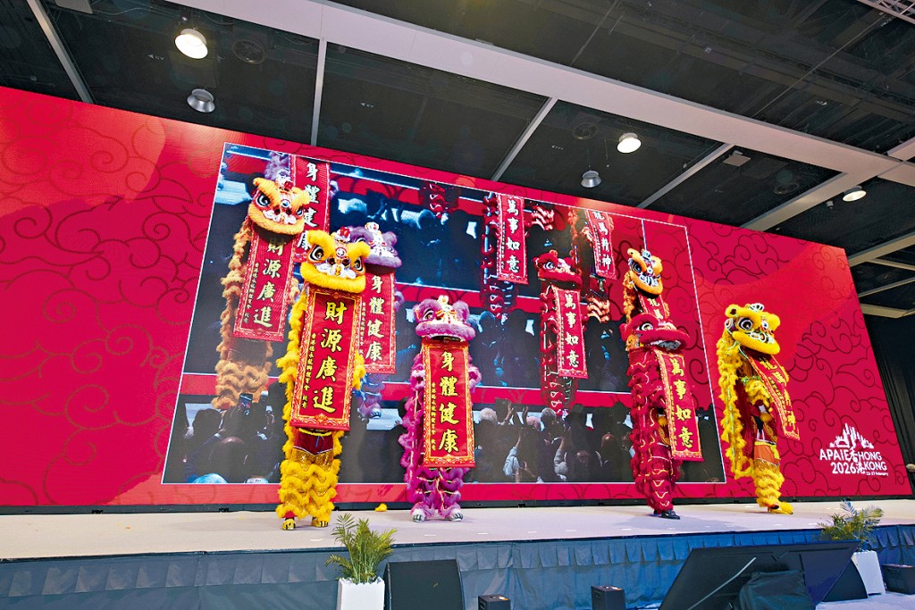 開幕典禮由醒獅表演揭開序幕。