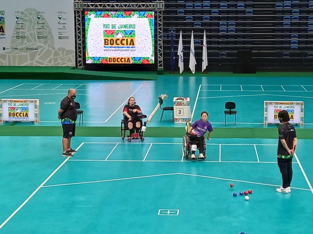 張沅出戰女子BC4級個人賽。 香港傷殘人士體育協會圖片
