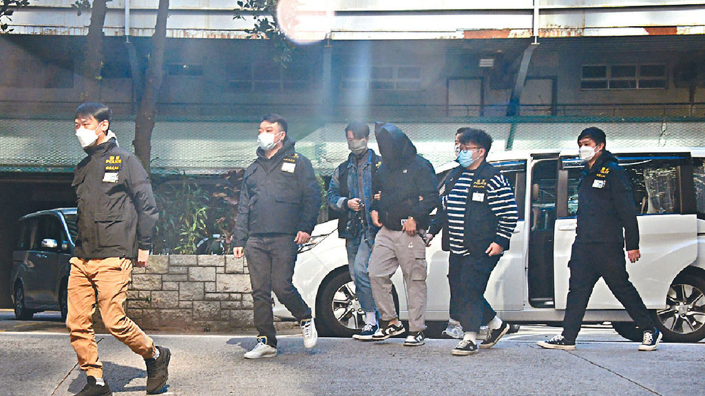 其中一名被捕男子。資料圖片