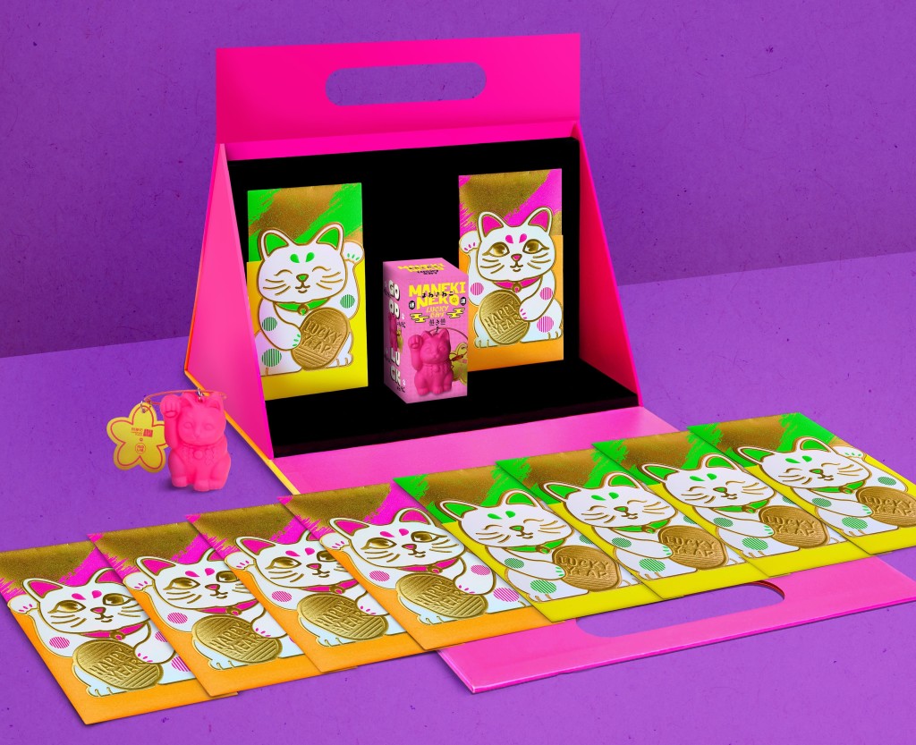 朗豪坊 × 本地水泥製作室MUDLAB招財貓利是封 朗豪坊 × 本地水泥製作室MUDLAB招財貓利是封