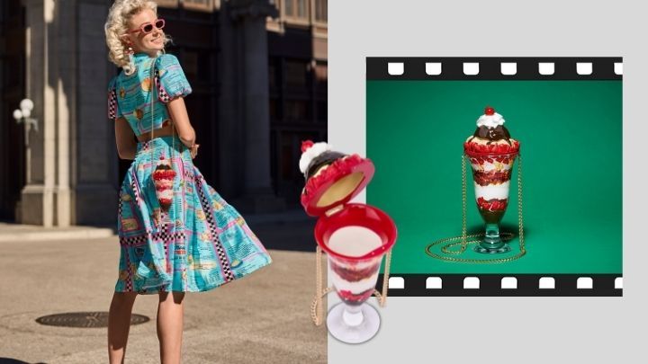 雪糕新地造型肩袋/$23,000。