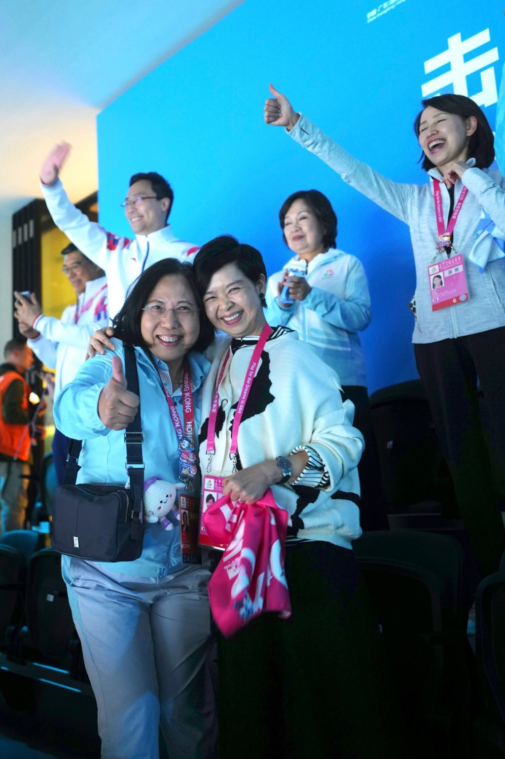 何永賢表示，最近行程緊密，但再忙碌也要抽時間去啟德體育園觀賽。何永賢FB