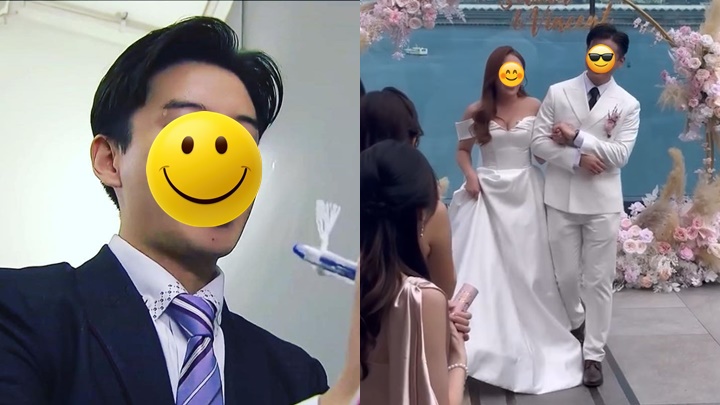 36歲《愛回家》威龍保安結婚！維港美景下噴灑夢幻泡泡浪漫婚禮曝光 現實中竟是老闆級人物
