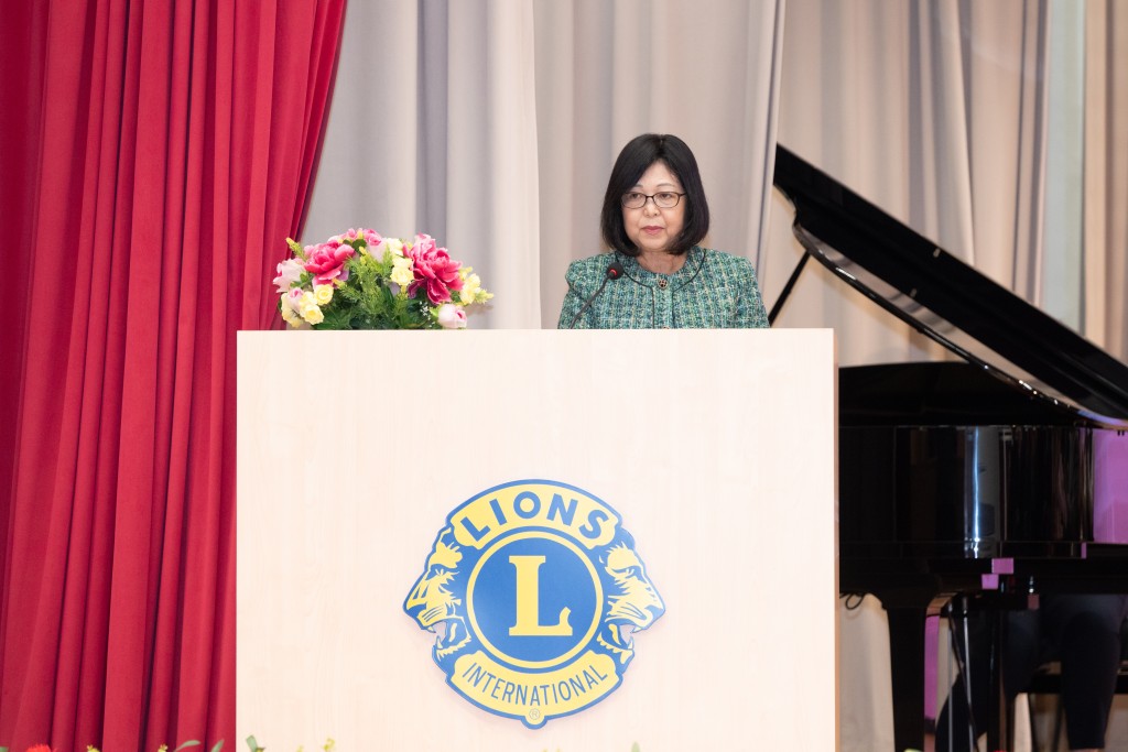 主禮嘉賓中華人民共和國香港特別行政區行政長官夫人李林麗嬋女士致詞