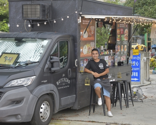 Leo的美食車現時長泊在大埔蘆慈田，專做街坊及熟客生意。