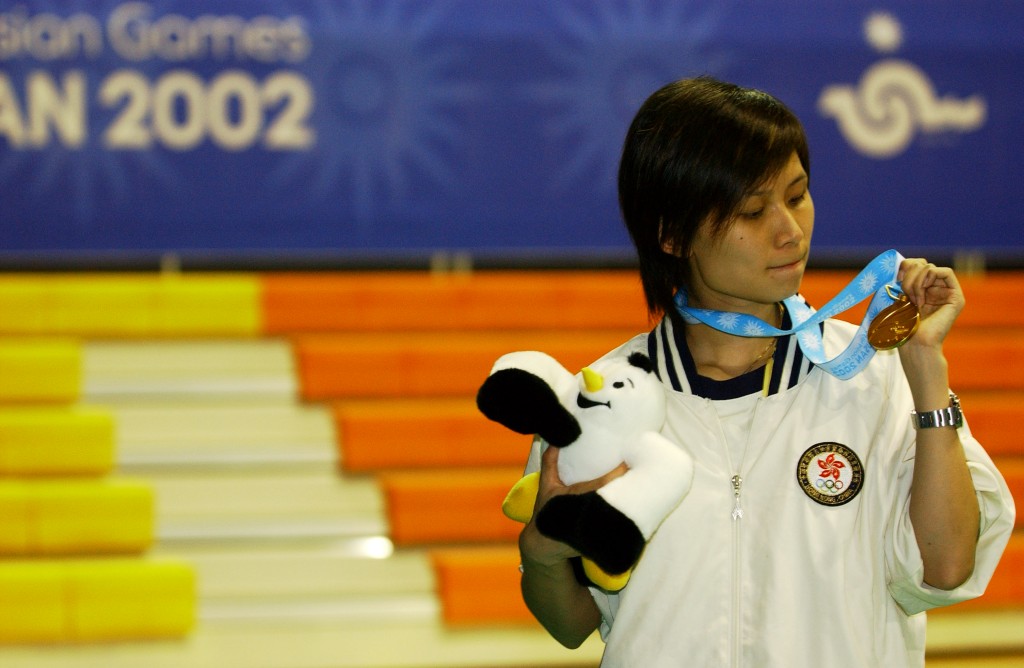 02釜山亞運女單金牌，趙詠賢。 資料圖片