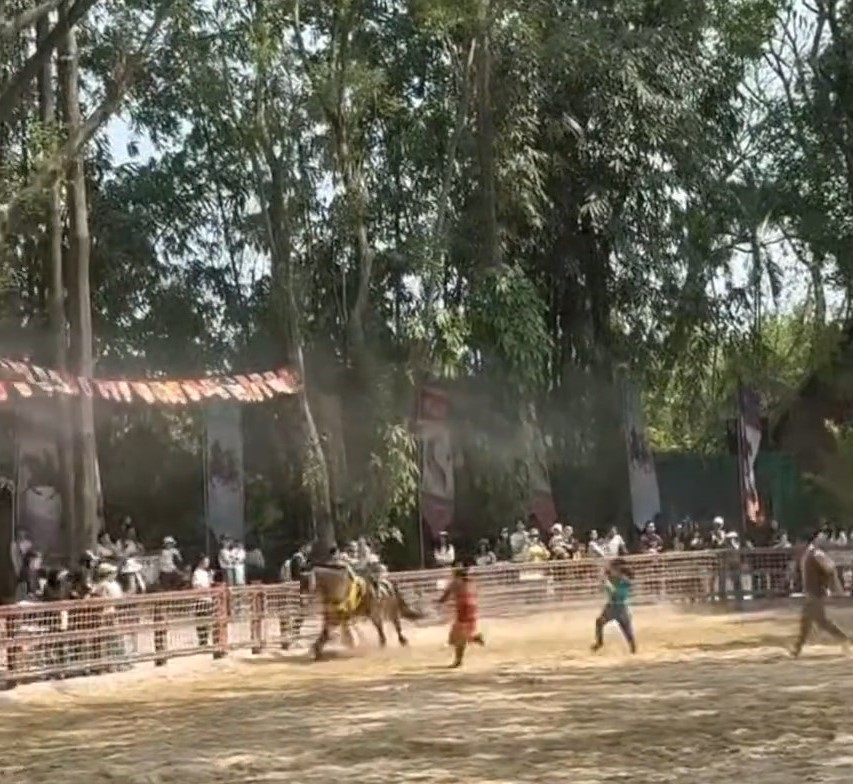 網上流出意外發生的一刻。