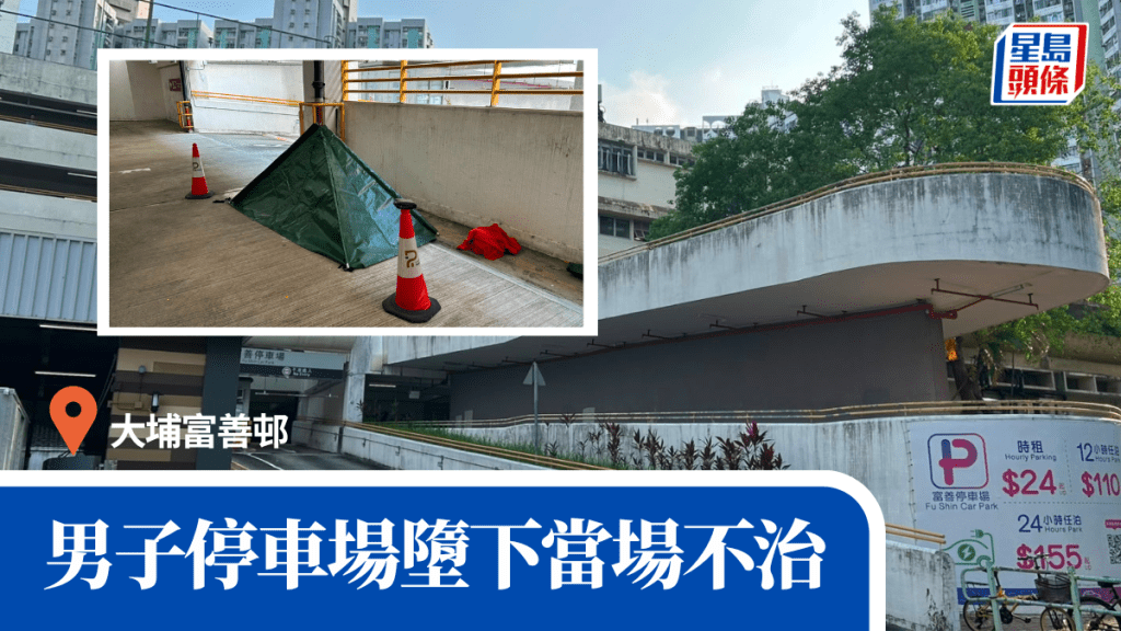 珍惜生命│大埔男子停車場墮下 當場不治