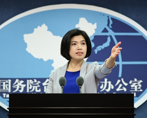 朱鳳蓮指民進黨對香港政府的正當做法說三道四是典型的賊喊捉賊。新華社