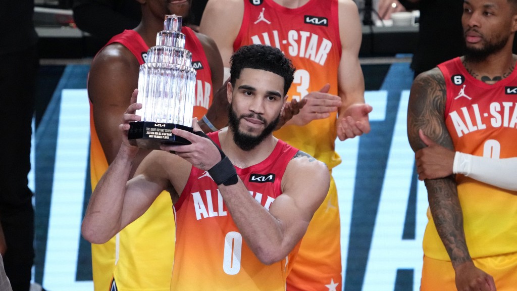 泰頓當選明星賽MVP。Reuters