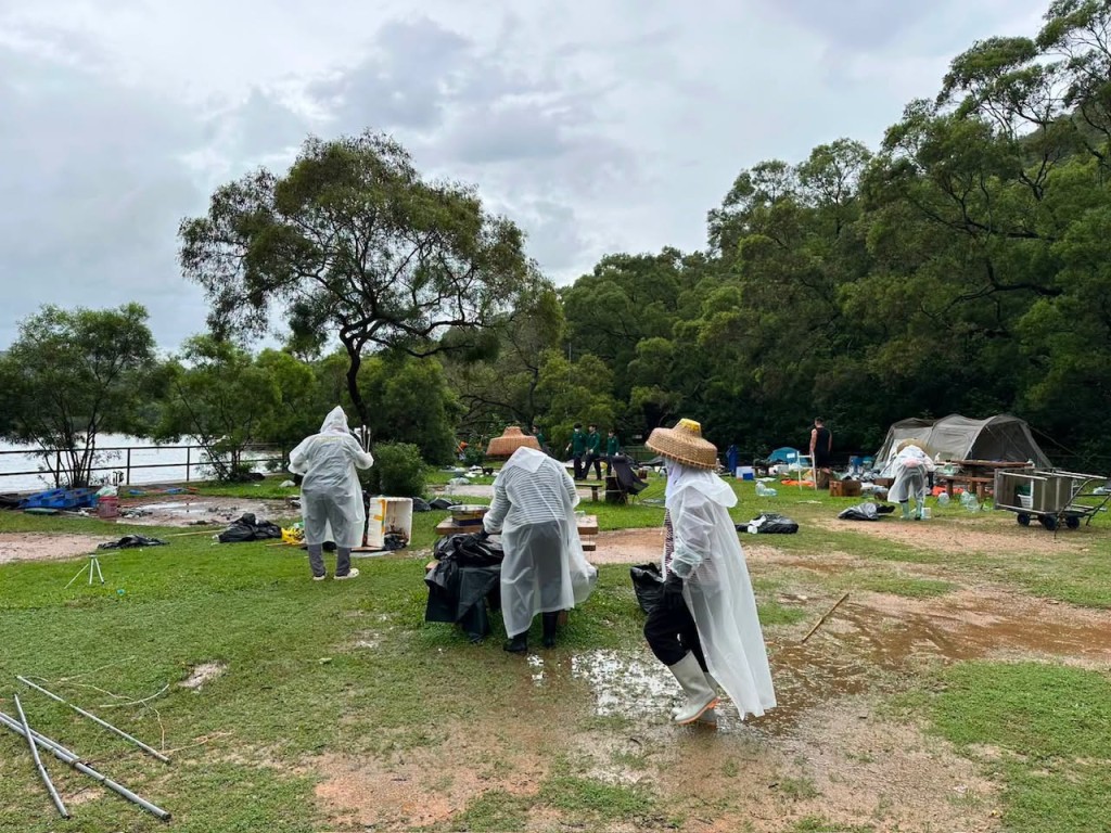 漁護署表示，大灘營地及灣仔南營地現已暫時封閉，以便進行場地護理。