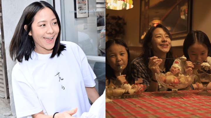 林嘉欣細女小學畢業近照曝光!變少女身形亭亭玉立 離婚後母兼父職湊女