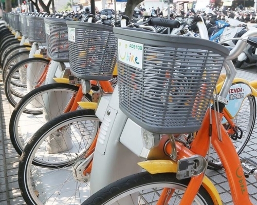 有傳台灣國防機密被遺漏在共享單車車籃上。示意圖