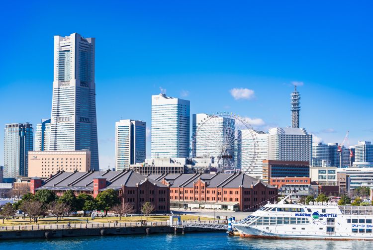 卡梅利塔或前往橫濱市。日本國家旅遊局 卡梅利塔或前往橫濱市。日本國家旅遊局