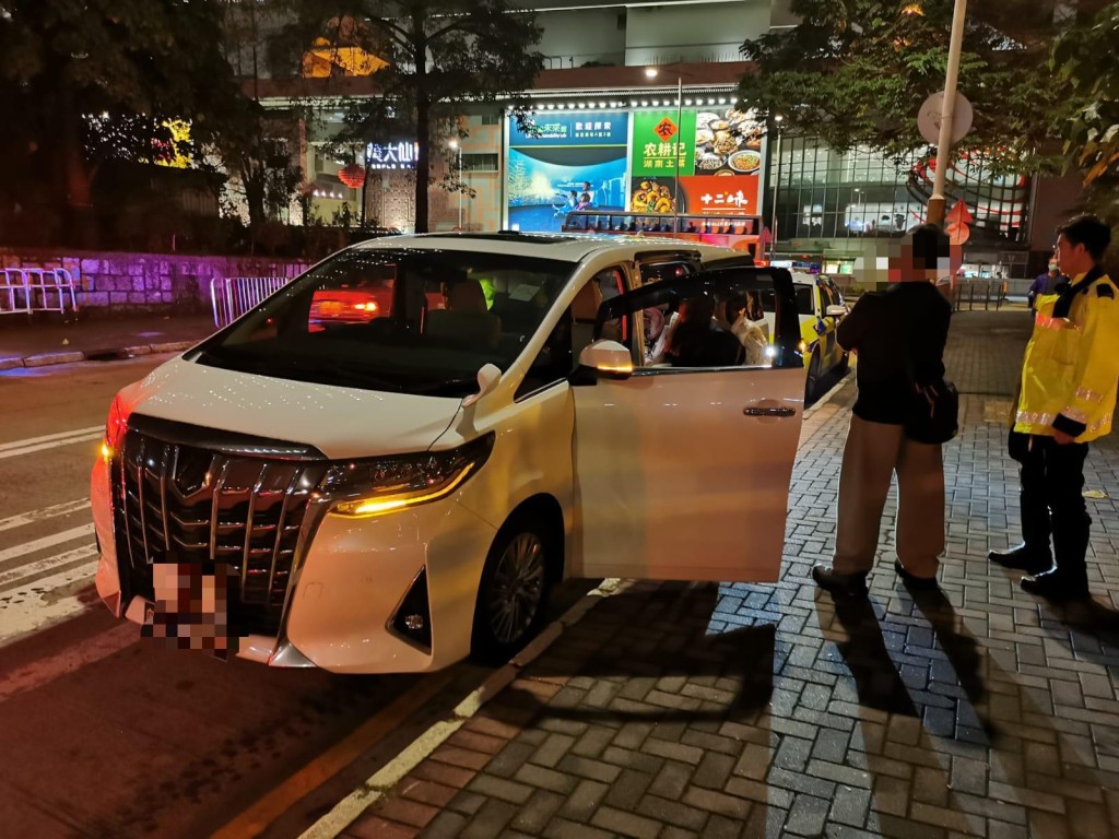 警方東九龍一連兩日打擊酒駕拘6司機 另對6司機發口頭警告。警方圖片