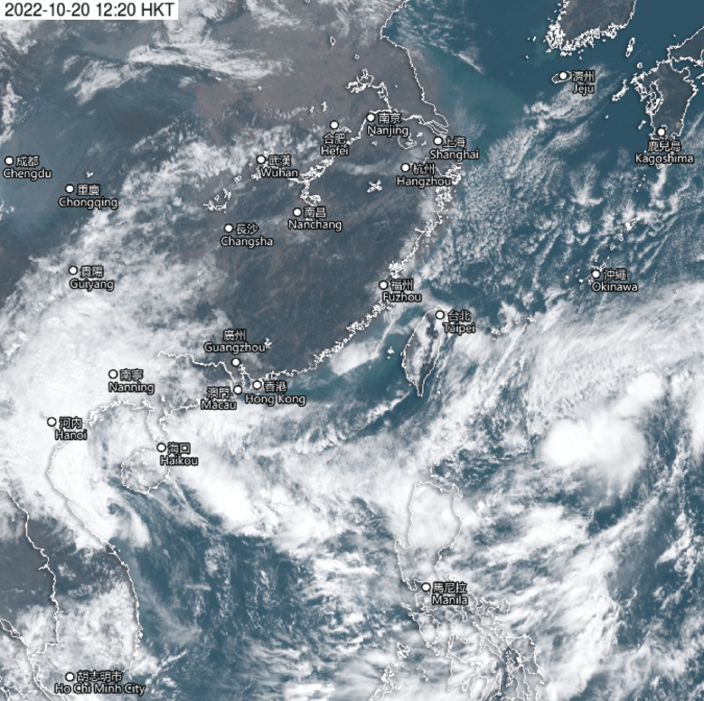 位于吕宋以东海域有一个热带低气压形成。天文台