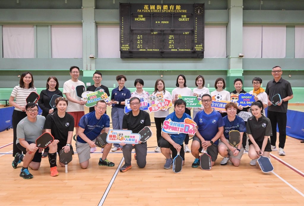 羅淑佩呼籲市民積極嘗試匹克球。羅淑佩FB圖片