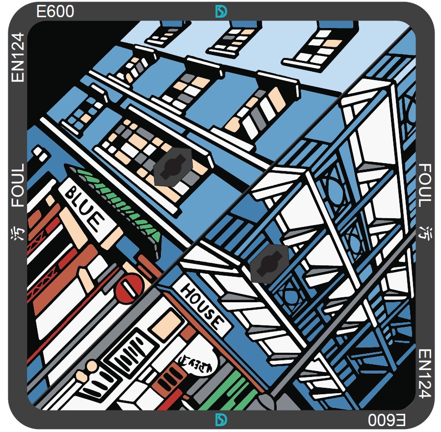 冠軍得獎渠蓋。 冠軍得獎渠蓋。