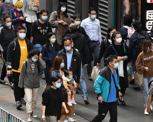 消息指本港今日新增92宗確診個案。資料圖片