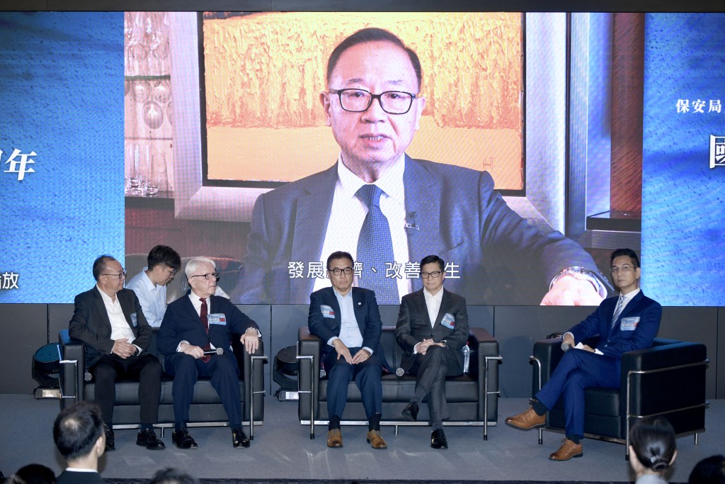 前立法會議員廖長江透過錄像分享。