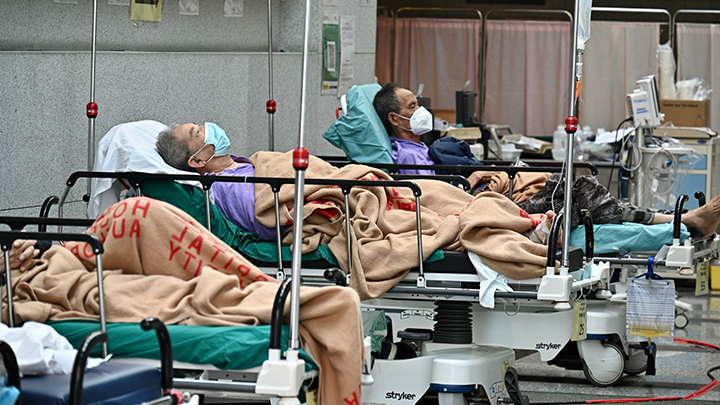 醫管局表示,再有3染疫長者家中不適入院後亡 。資料圖片
